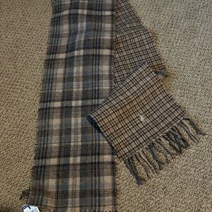NWT- Polo Ralph Lauren Reversible Virgin Wool Scarf